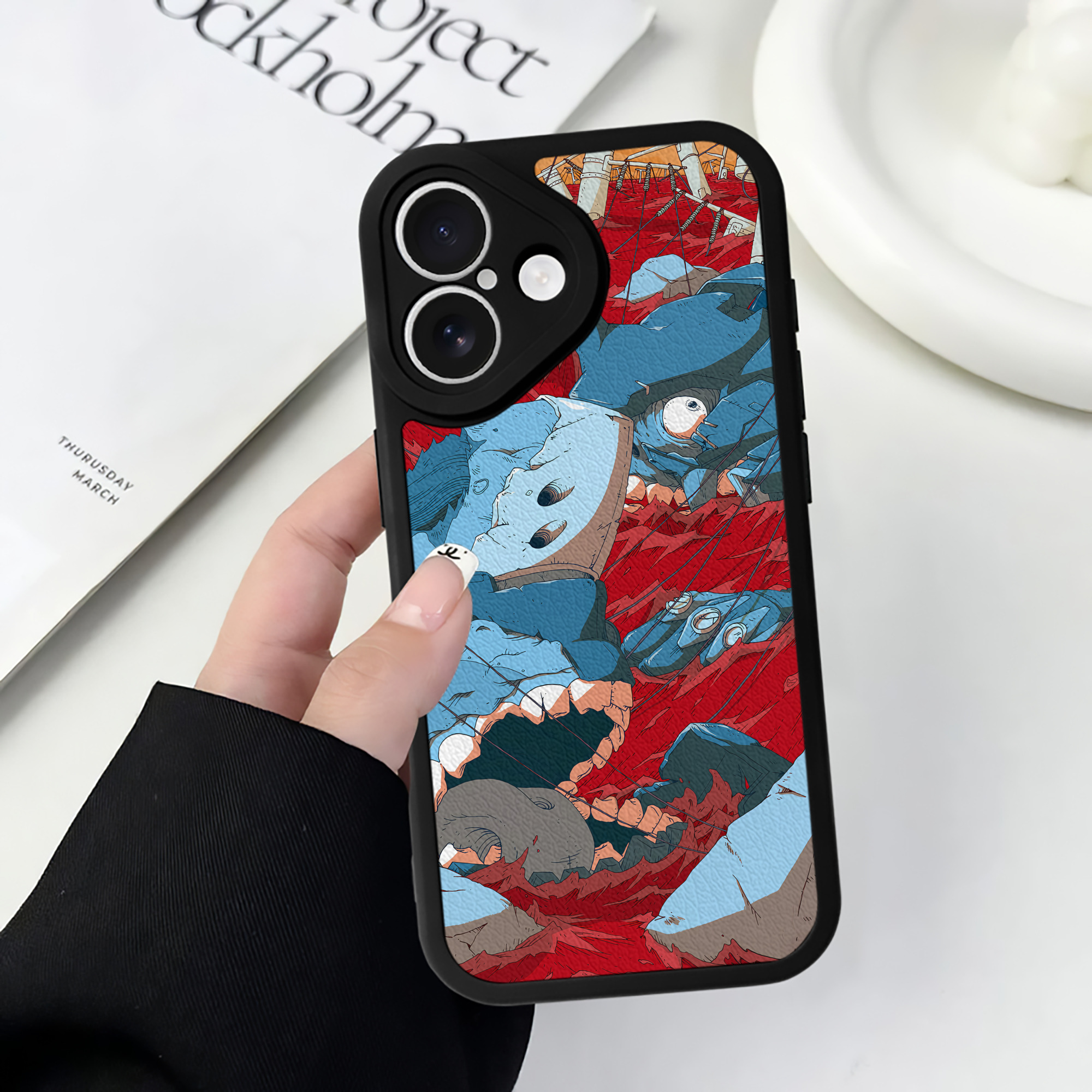 （画像用） EVA 新世紀エヴァンゲリオン 【iPhone 16シリーズ対応】シリコンスマホケース（レザー調） 材質：シリコン